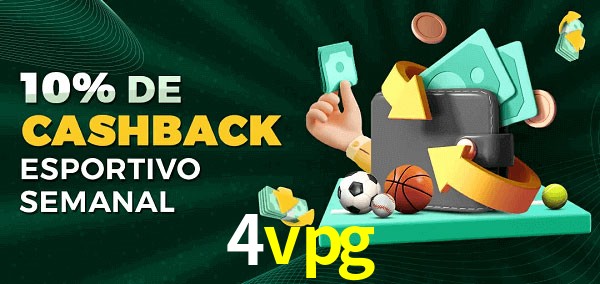 10% de bônus de cashback na 4vpg